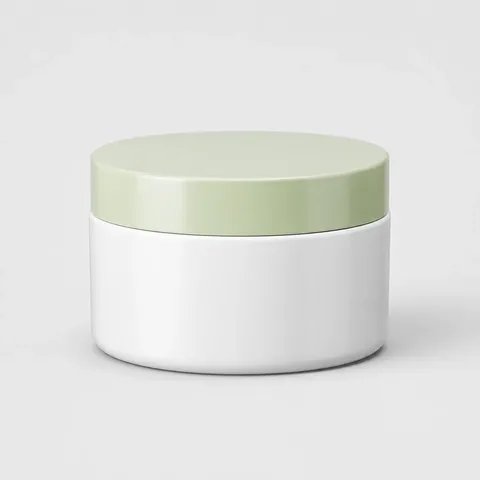 Wide-mouth cosmetic cream jar packaging example