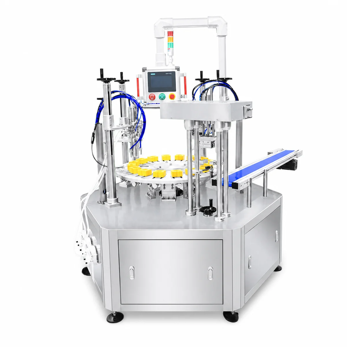Semi-automatic vacuum perfume filling machine