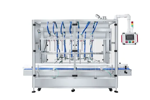 6-Head Gear Pump Filling Line Video