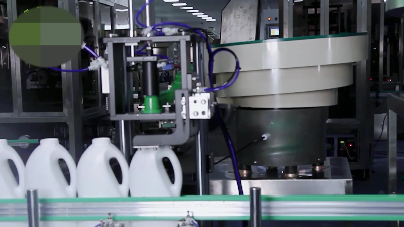 Detergent filling line video